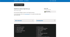 Desktop Screenshot of help.seekdroid.com